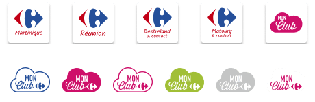 Logos Carrefour et MonClub